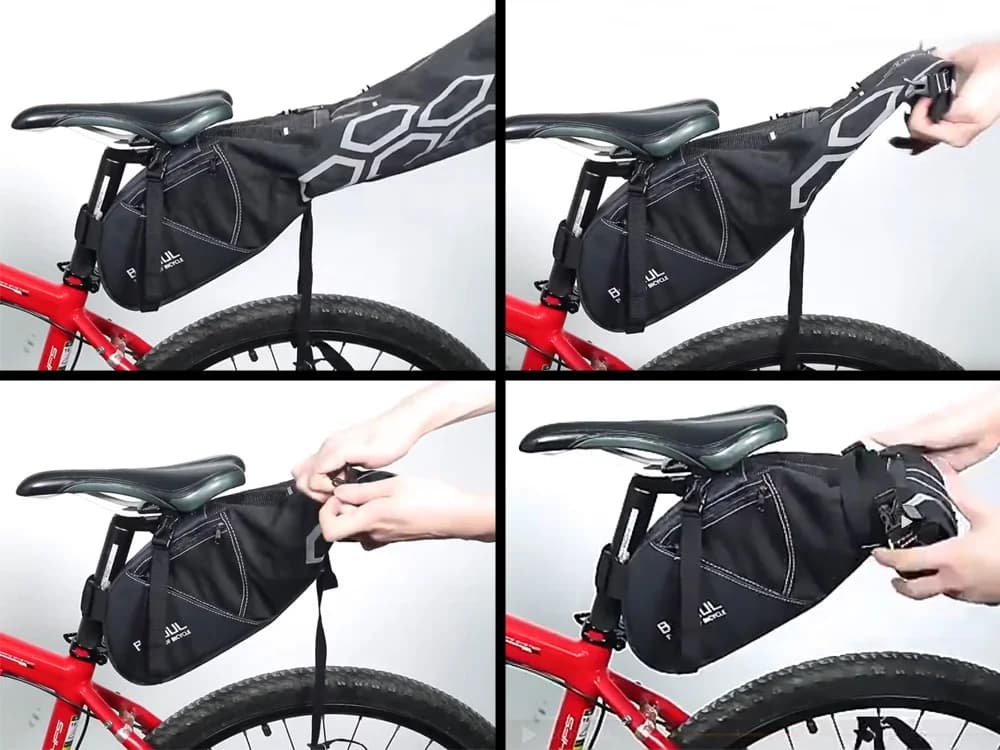 VERK Cyklistická vodotěsná brašna na kolo pod sedlo B-Soul - náhled 2