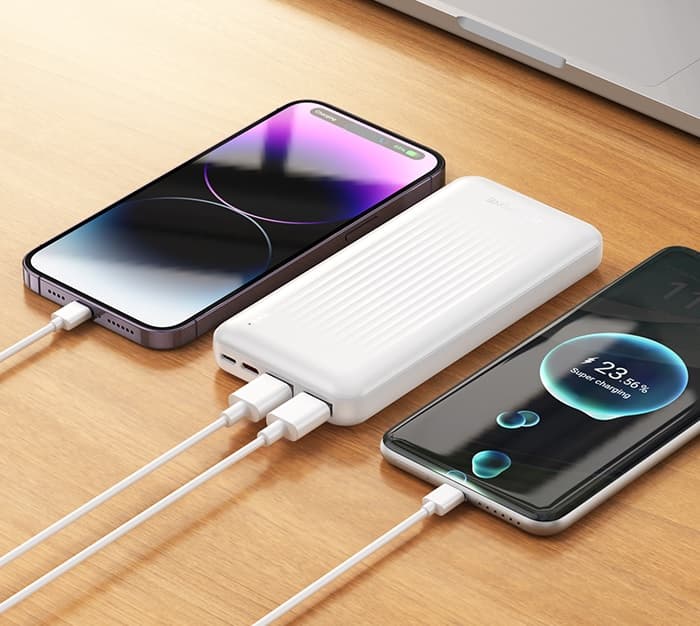 Powerbanka Borofone BJ80 Clever - 10 000 mAh - bílá - náhled 4