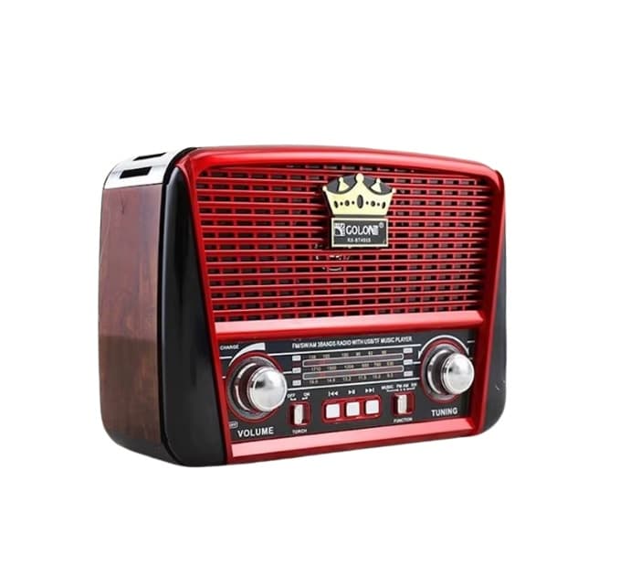 GOLON Přenosné rádio Golon RX-BT455S s Bluetooth, USB, TF, solárním napájením a dobíjecí baterií - náhled 2