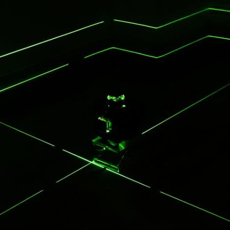 Bigstren 16řádková plochá laserová 4D vodováha BIGSTREN – přesný 360° zelený laser - náhled 2
