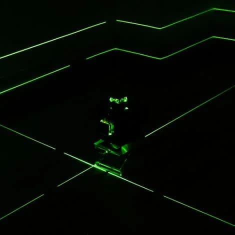 Bigstren 16řádková plochá laserová 4D vodováha BIGSTREN – přesný 360° zelený laser - náhled 2