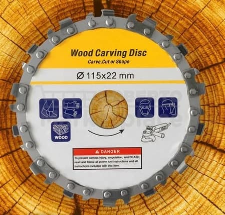 Zaparkorun Řetězový řezný kotouč na dřevo - 115 x 22 mm - náhled 4
