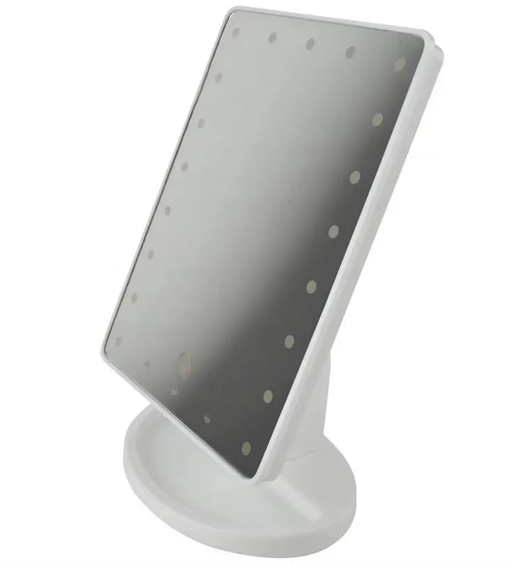 Kosmetické make-up zrcátko CiaoBosi TX-9093 s LED osvětlením - Bílé - náhled 5