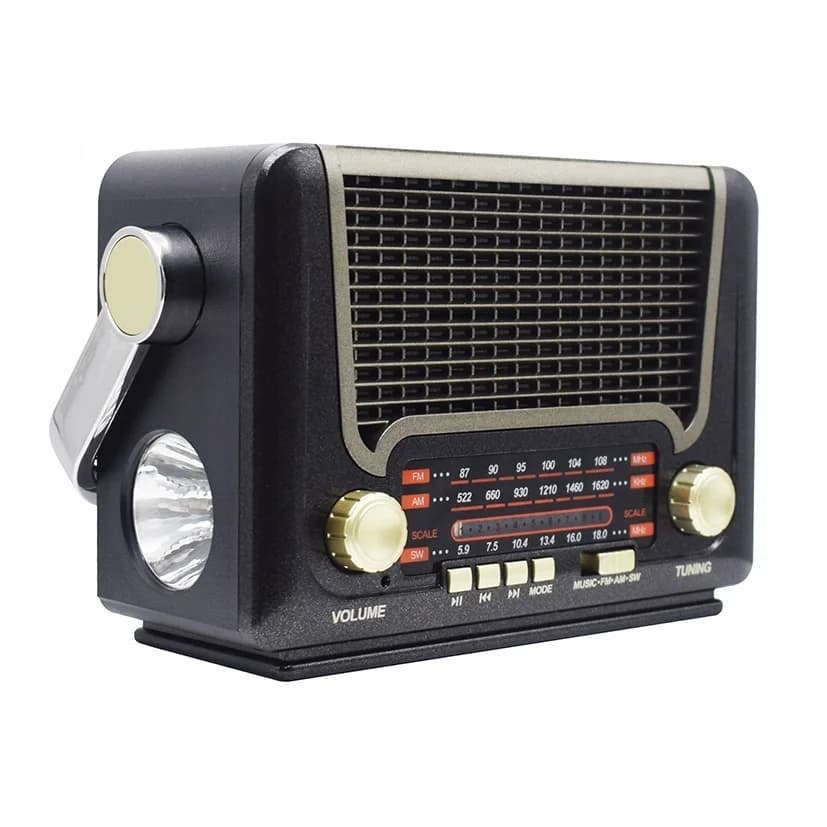 Retro rádio s Bluetooth, USB, MicroSD a solárním napájením - MEIER M-527BT-S - náhled 5