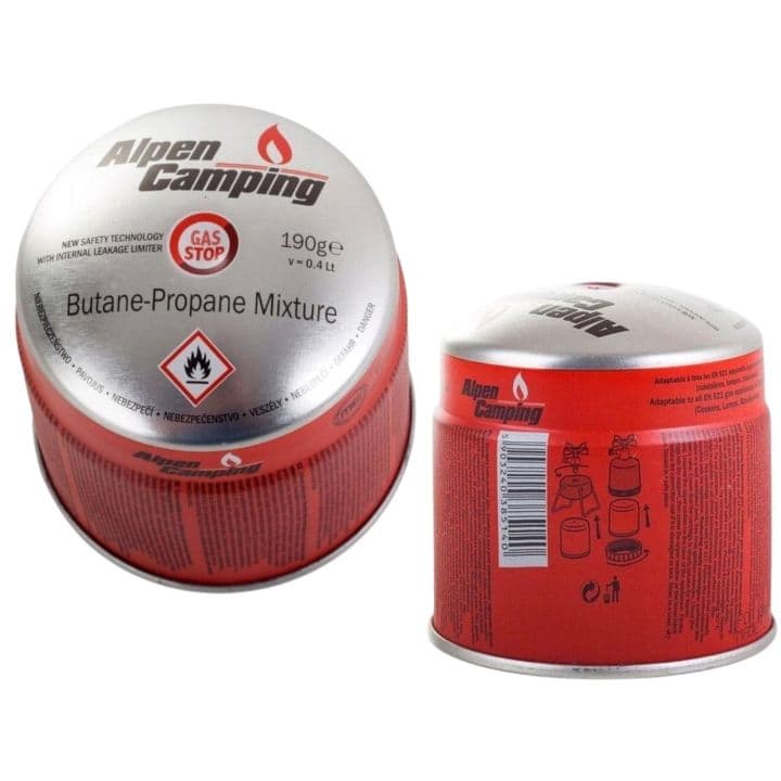 Propichovací plynová kartuše Alpen Camping - 190 g - náhled 3