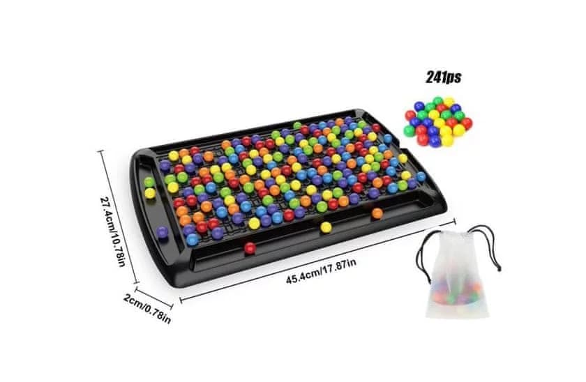 Zaparkorun Duhová hra s kuličkami Puzzle Magic - náhled 4