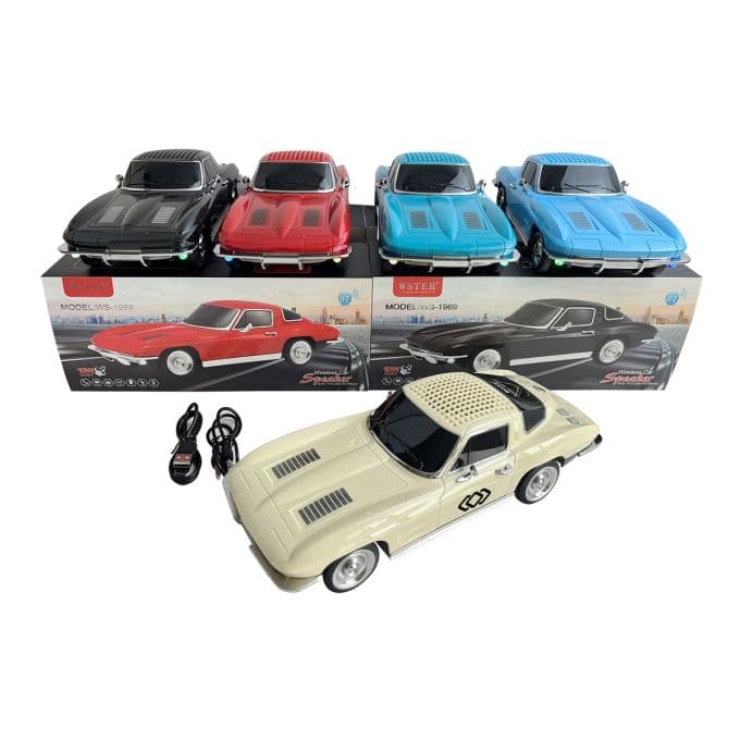 Bluetooth reproduktor ve tvaru auta Chevrolet Corvette - WSTER WS-1969 - náhled 3