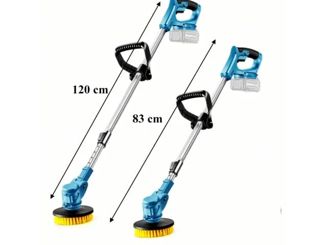 Akumulátorový čisticí kartáč na podlahy - REAL GARDEN - RC-K-2313 - náhled 3