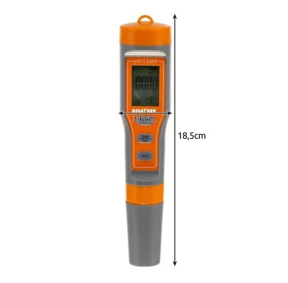 Elektronický pH LED tester 4v1 s funkcí ATC a teploměrem Bigstren - náhled 5