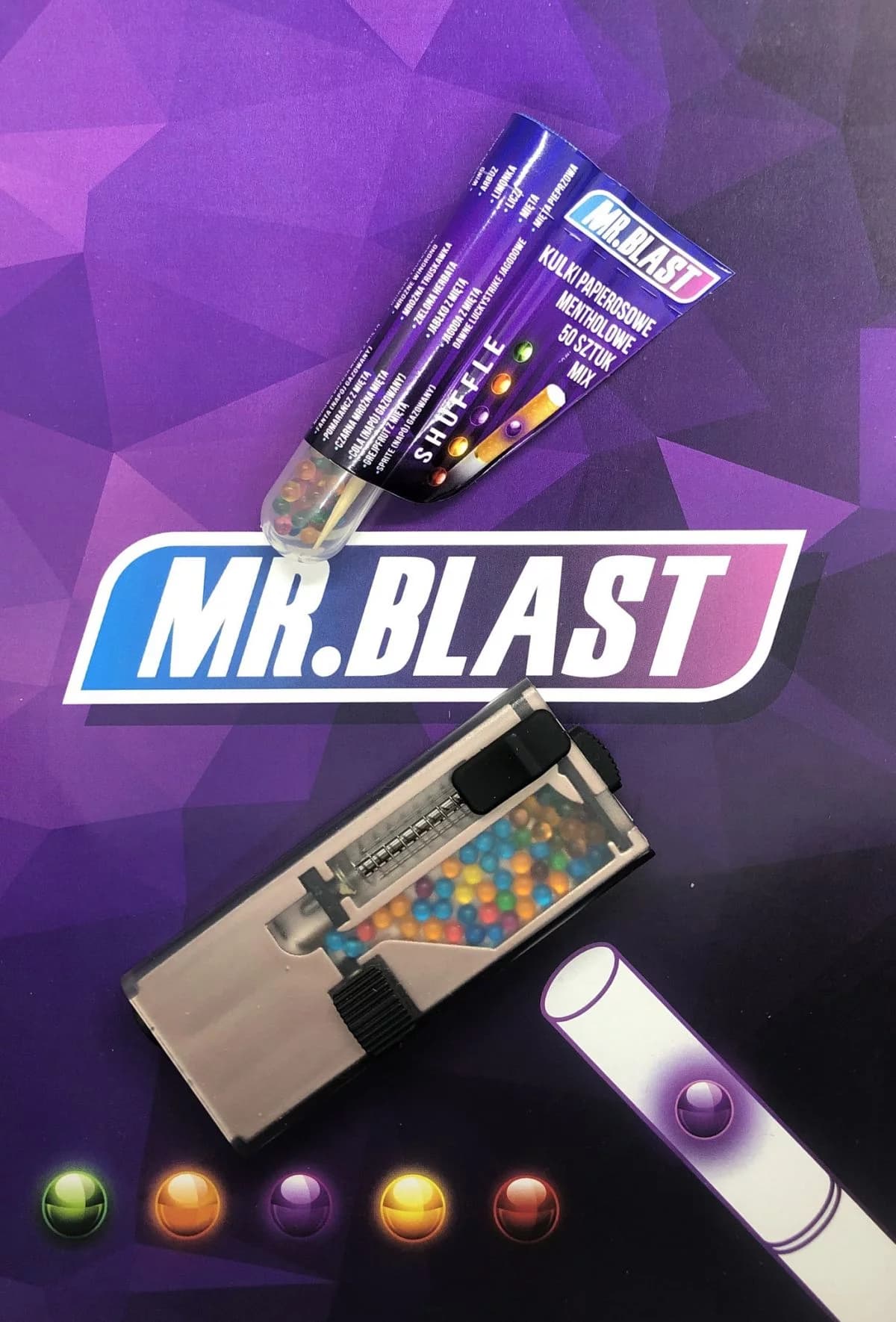 Praskací kuličky Mr. Blast - mix chutí - 50 ks - náhled 3
