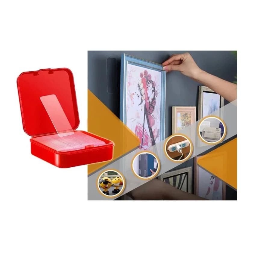 Zaparkorun Oboustranná lepicí nano páska - 12 x 38 mm - 60 ks - náhled 2
