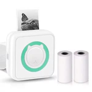 Zaparkorun Přenosná tiskárna Mini Print pro chytré telefony - růžová - náhled 2