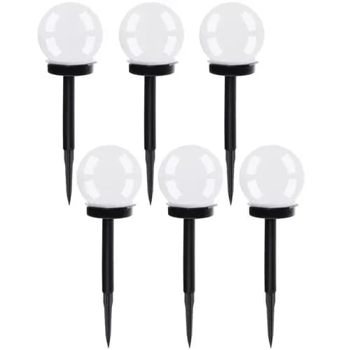 Gardlov Sada solárních zahradních lamp - koule - 6 ks - náhled 2