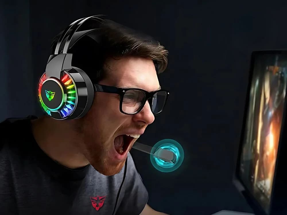 VERK Kabelová herní sluchátka G605 7.1 s RGB a mikrofonem - náhled 5