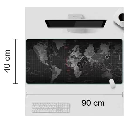 Zaparkorun Podložka na pracovní stůl - mapa světa - 40 x 90 cm - náhled 3