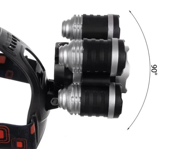 LED Čelovka Trizand 16144 s 5xT6 - náhled 3