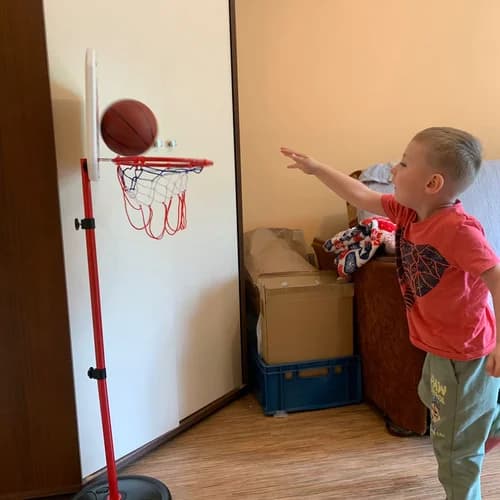 KRUZZEL Herní set na basketbal s terčem a lukem - Kruzzel - náhled 4