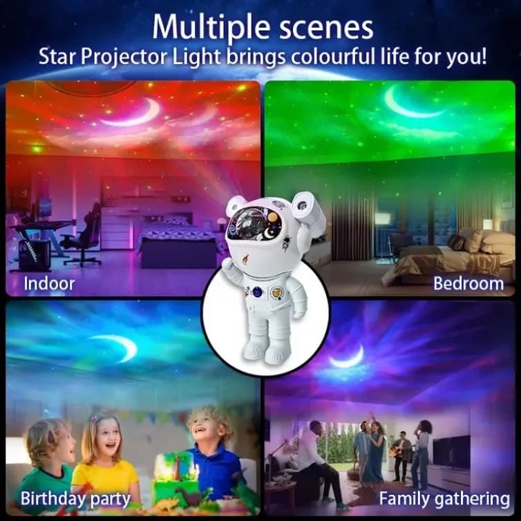 Hvězdný projektor Astronaut s dálkovým ovládáním - náhled 3