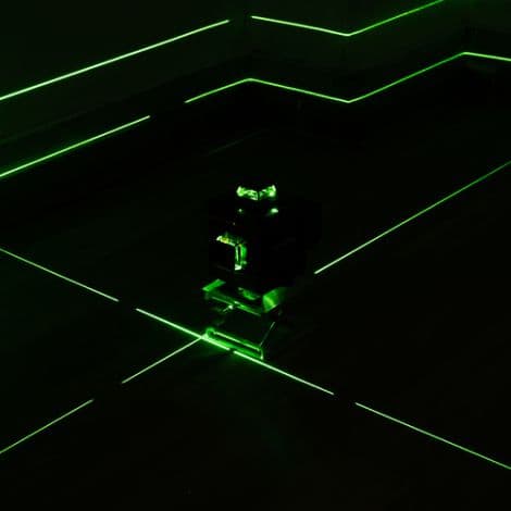Bigstren 16řádková plochá laserová 4D vodováha BIGSTREN – přesný 360° zelený laser - náhled 4