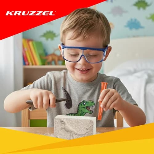 KRUZZEL Dětská sada pro vykopávání dinosaurů Kruzzel - náhled 3