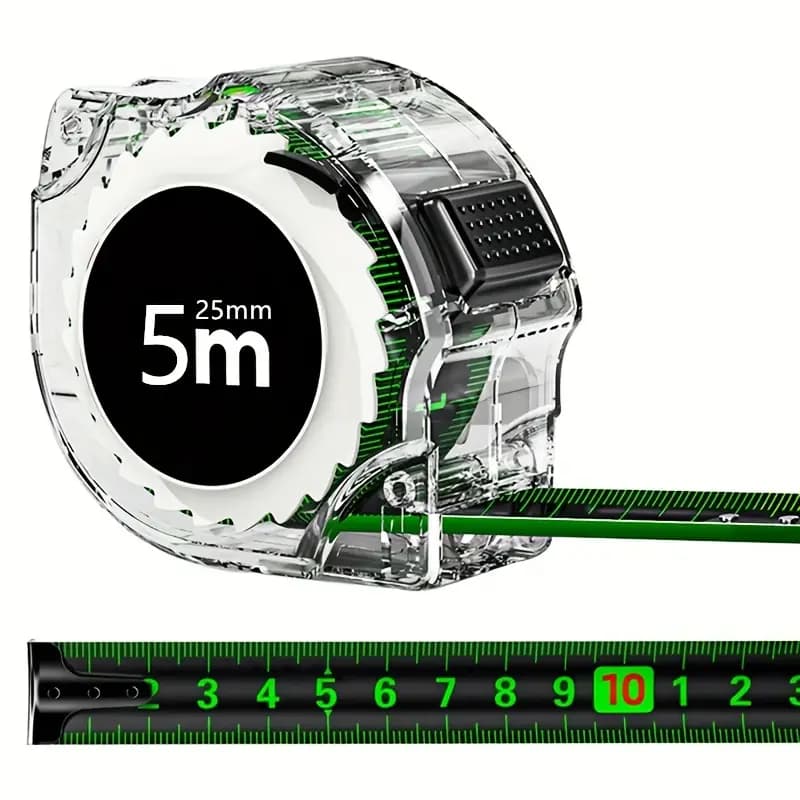 Fluorescenční ocelový metr - 5 m - náhled 2