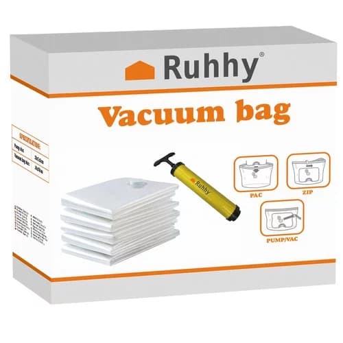 Zaparkorun Set vakuových sáčků 50x70 cm - 10 ks + odsávačka na vzduch - náhled 3