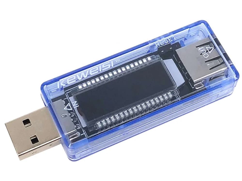 VERK USB tester napětí voltmetr/ampérmetr - náhled 4