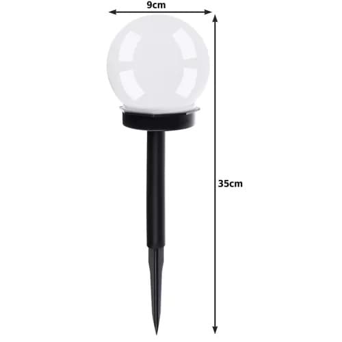 Gardlov Sada solárních zahradních lamp - koule - 6 ks - náhled 5