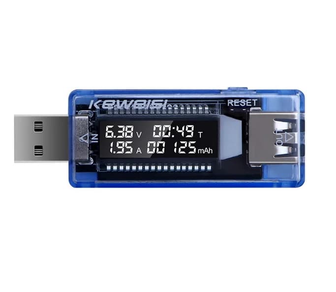 VERK USB tester napětí voltmetr/ampérmetr - náhled 5