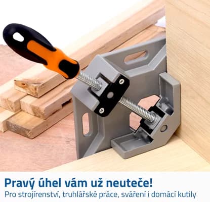 Zaparkorun Truhlářská úhlová svěrka - 4 ks - náhled 5