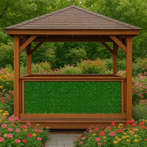 Umělý živý plot na balkon - 5 x 0,5 m - Gardlov - náhled 3