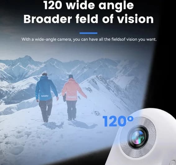 Kompaktní HD kamera A100 - bílá - náhled 4