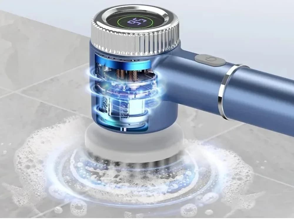 VERK Bezdrátový elektrický kartáč JN-118 5v1 - Modrý - náhled 2