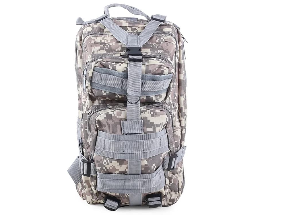 VERK Voděodolný survival batoh - turistický - 30 l - Bílá - náhled 2