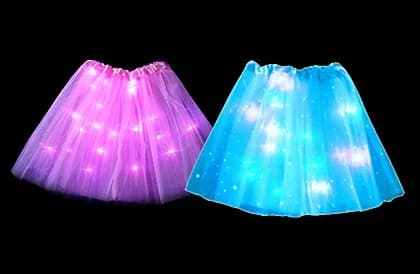 Zaparkorun Princeznovská sukně s LED světlem - růžová - náhled 4