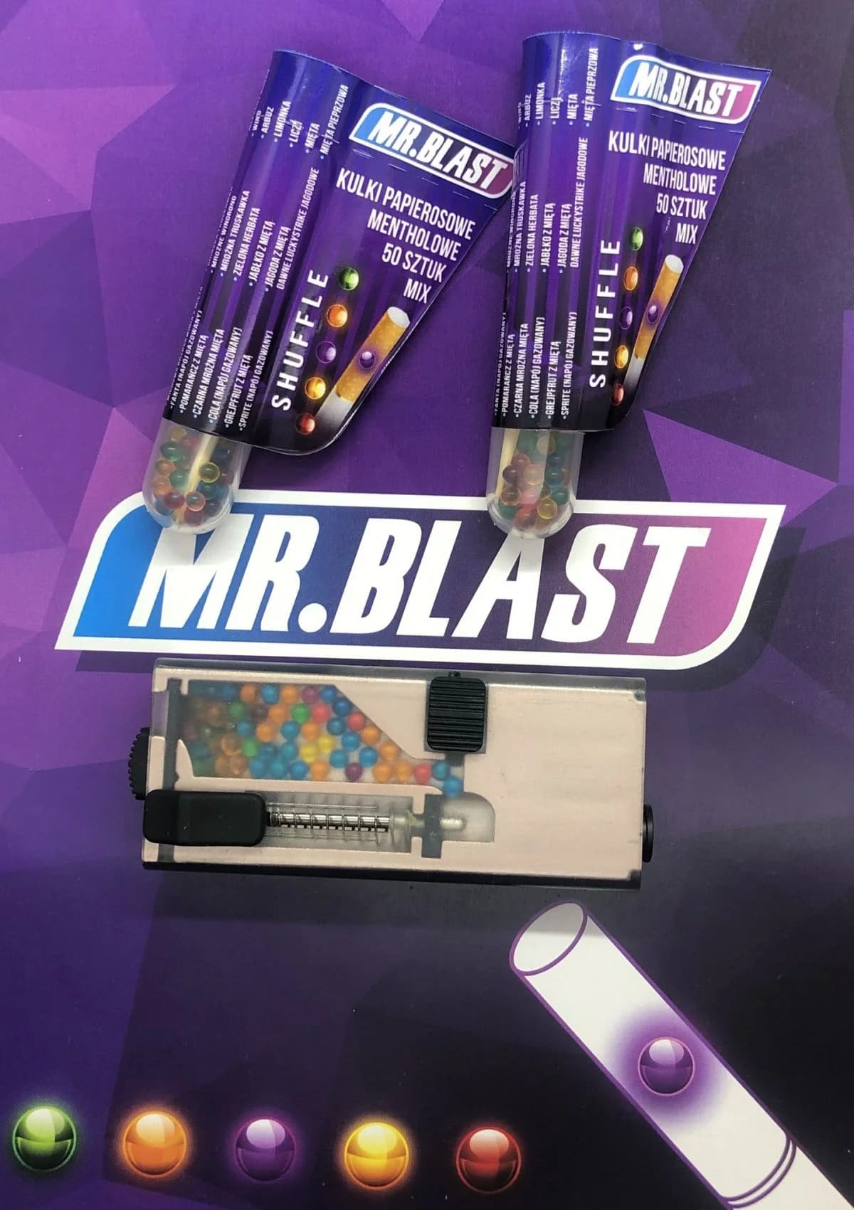 Praskací kuličky Mr. Blast - mix chutí - 50 ks - náhled 2
