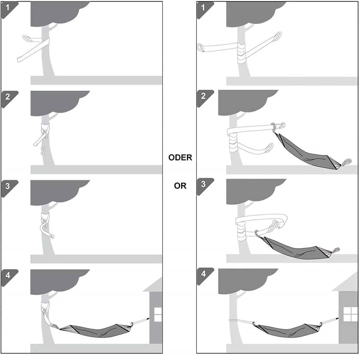 Zaparkorun Zahradní houpací síť Relax pro 2 osoby - náhled 2
