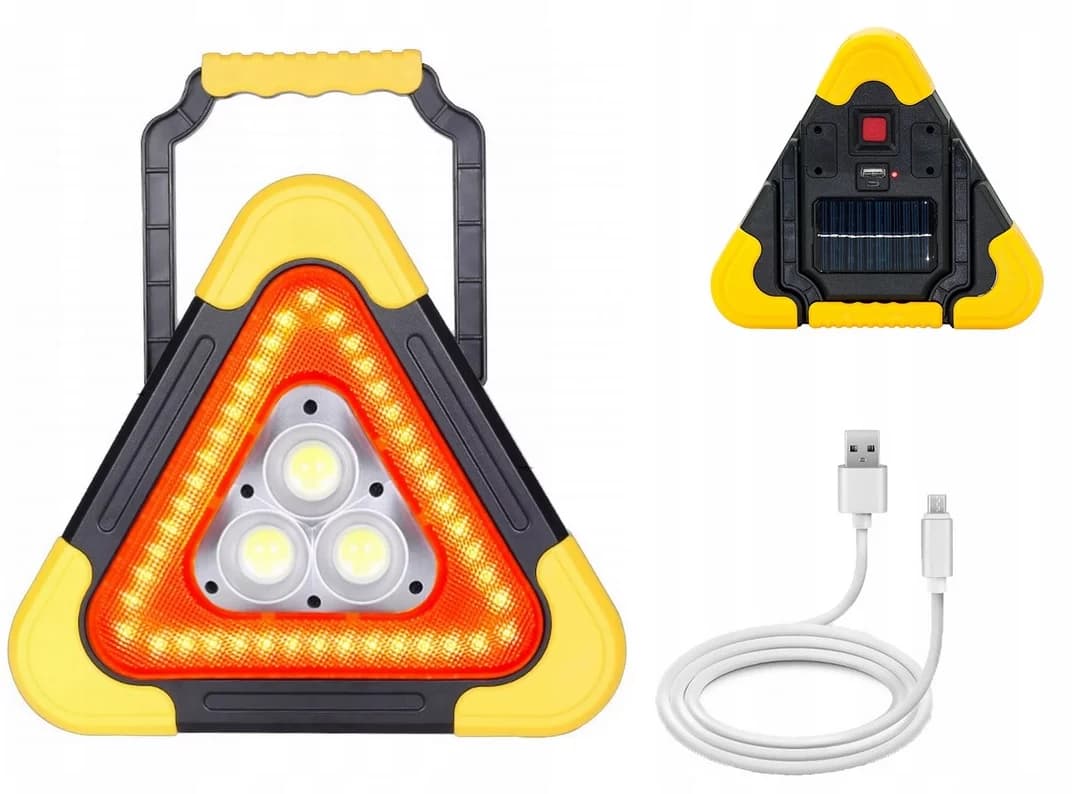 Výstražný LED trojúhelník - svítilna a lampa - Hurry Bolt - náhled 4