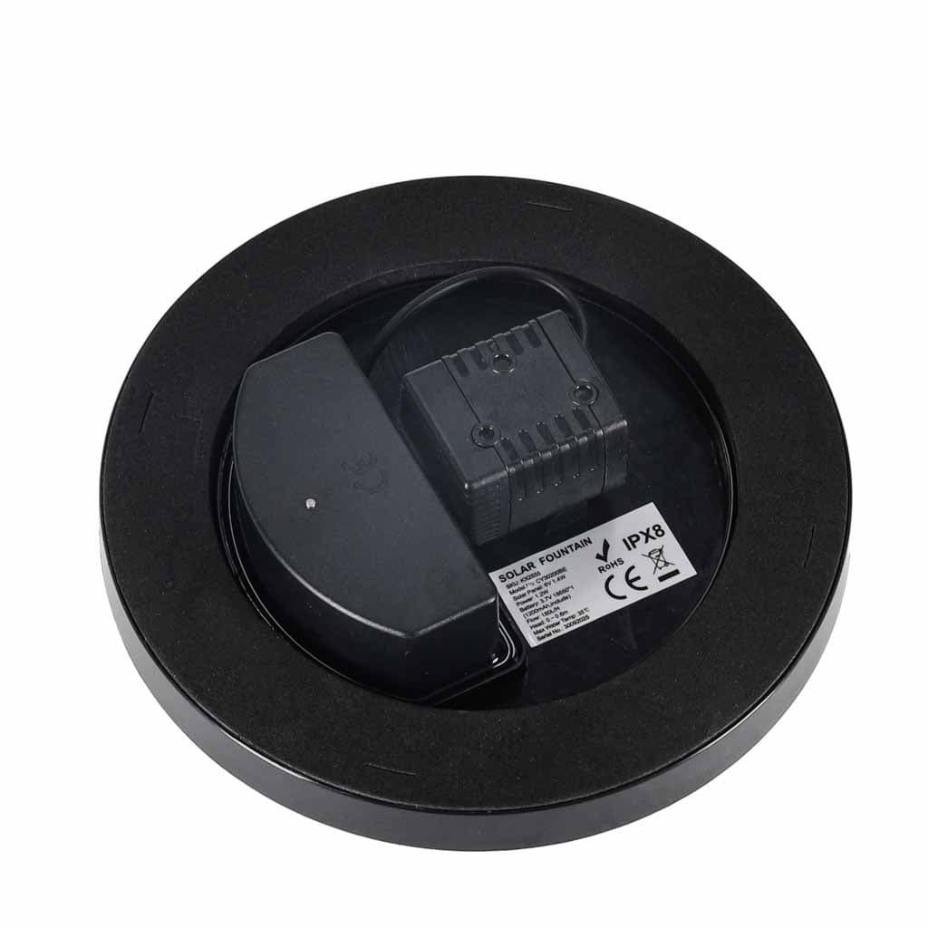 Solární plovoucí fontána - LUARO KX2855 - 16 cm - RGB LED - náhled 5