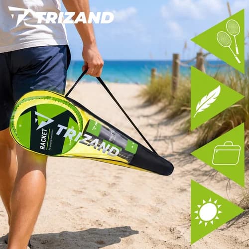 9-ti dílná badmintonová sada v pouzdře - Trizand - náhled 2