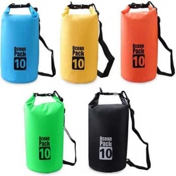 Vodotěsný vak pro vodáky AQUAPOUCH - 10 L - černý - náhled 2