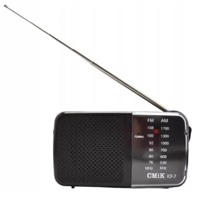 Multifunkční kapesní rádio CMiK ICF-7 - šedé - náhled 2