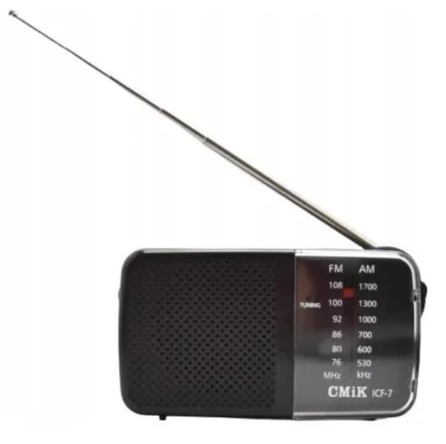 Multifunkční kapesní rádio CMiK ICF-7 - šedé - náhled 2
