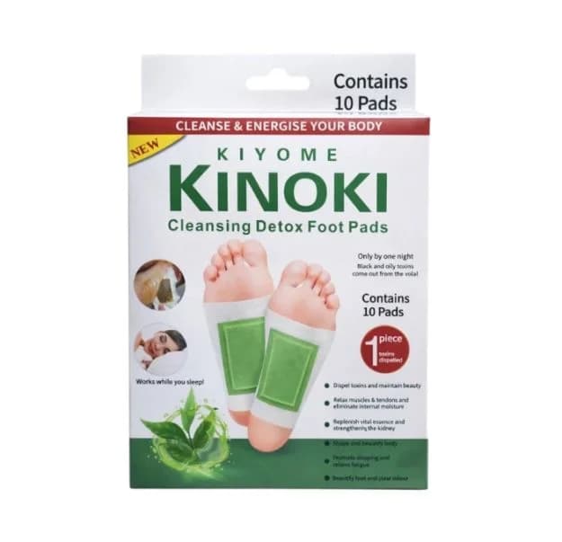 Detoxikační náplasti Kiyome Kinoki se zeleným čajem - 10 ks - náhled 3