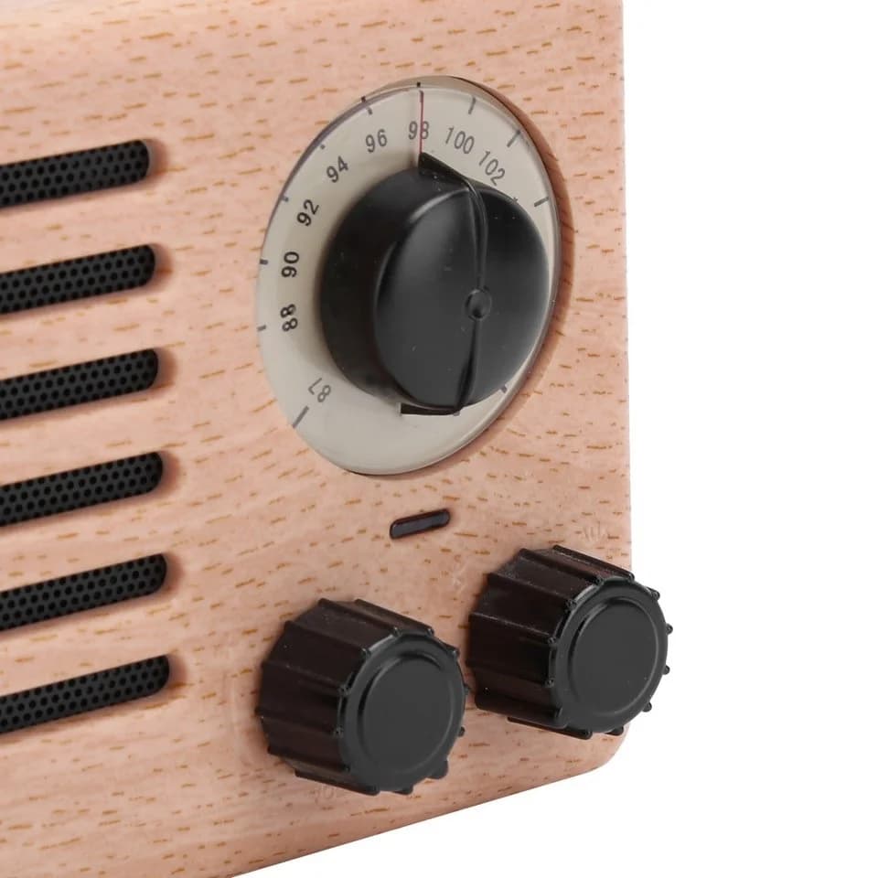 Retro přenosné rádio NewRixing NR-3013 - javor - náhled 4