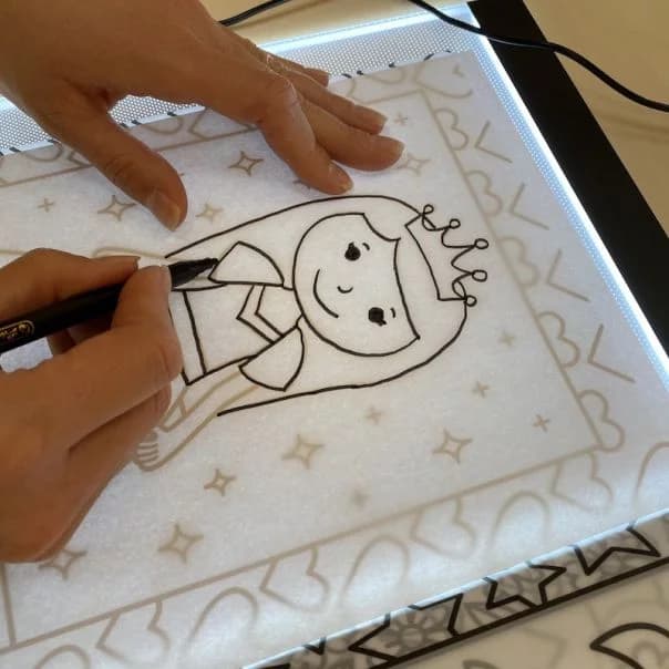 Zaparkorun Svítící LED deska na obkreslování - náhled 4