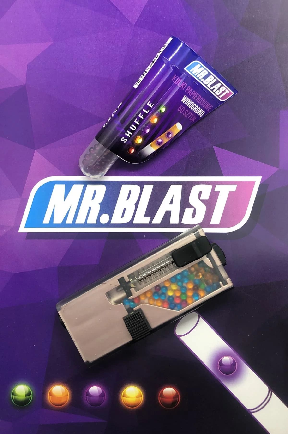 Praskací kuličky Mr. Blast - Jahoda - 100 ks - náhled 3