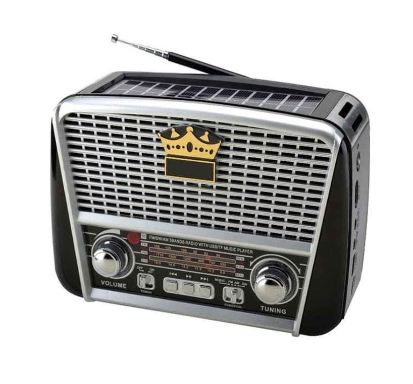 GOLON Přenosné rádio Golon RX-BT455S s Bluetooth, USB, TF, solárním napájením a dobíjecí baterií - náhled 3