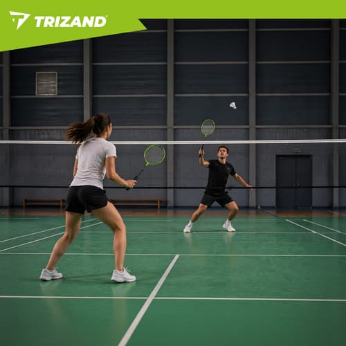 9-ti dílná badmintonová sada v pouzdře - Trizand - náhled 3