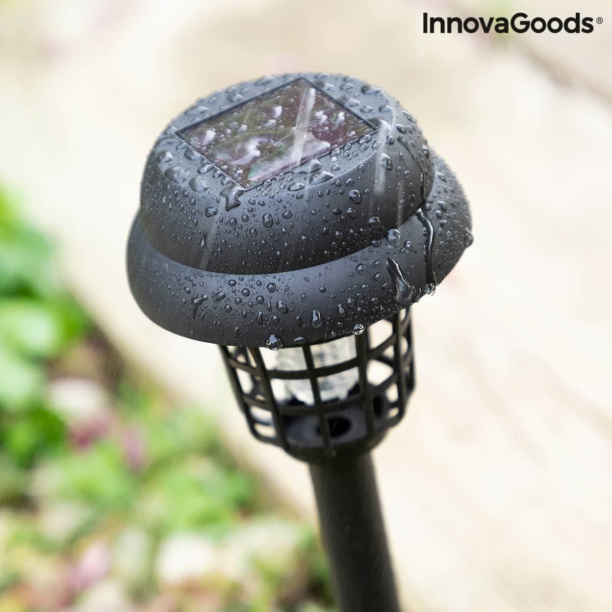 Solární zahradní lampa proti komárům Garlam - InnovaGoods - náhled 3